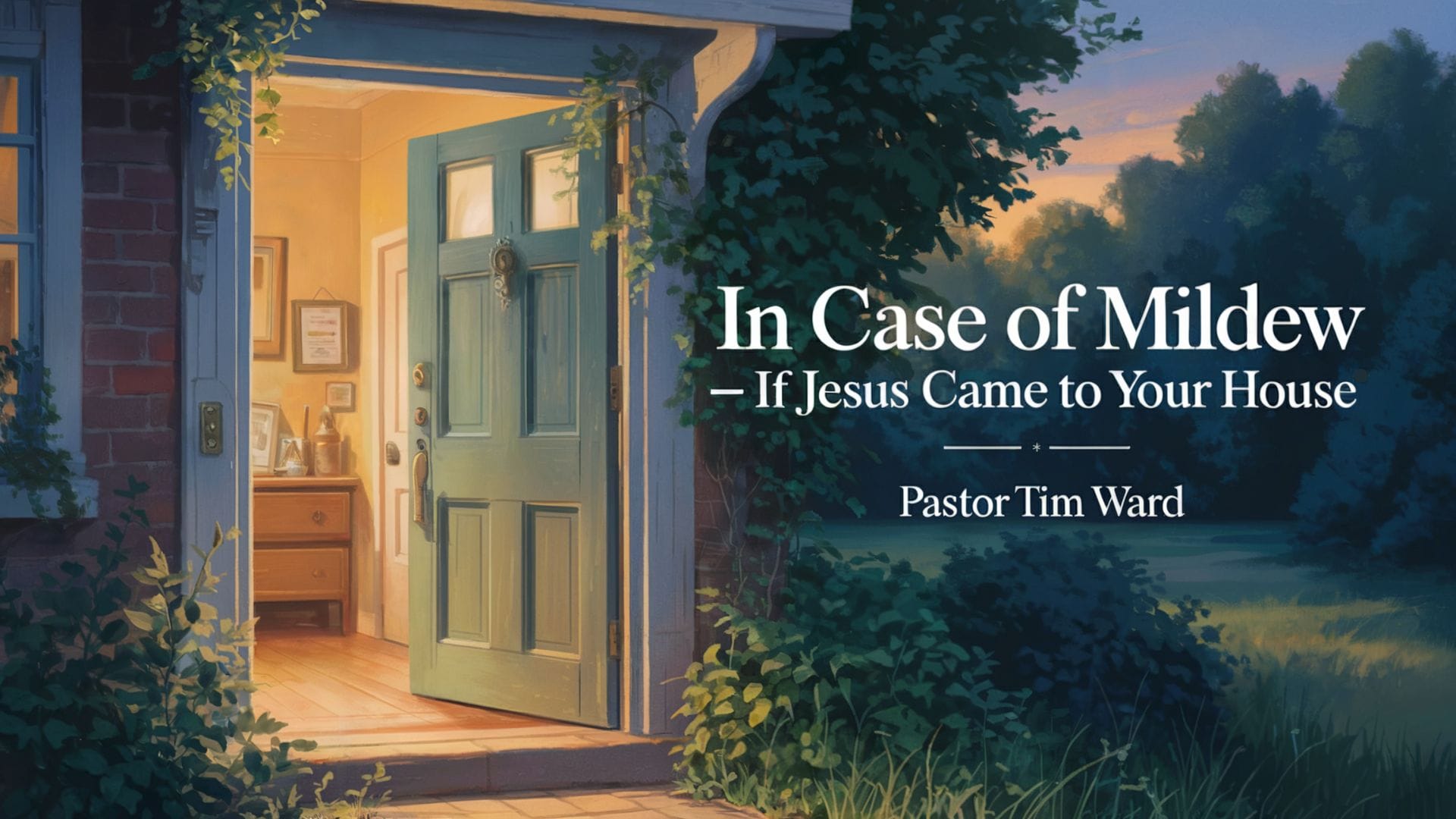 In Case of Mildew — If Jesus Came to Your House