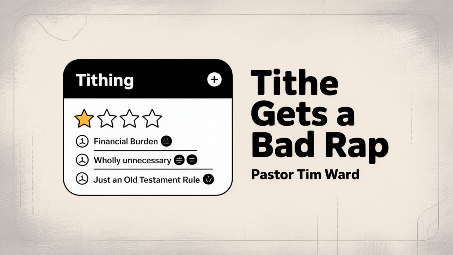 Tithe Gets a Bad Rap