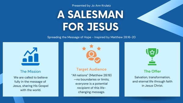 A Salesman for Jesus