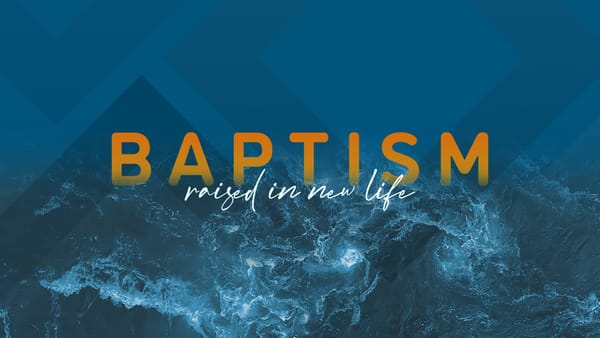 Baptism Sunday - November 2024