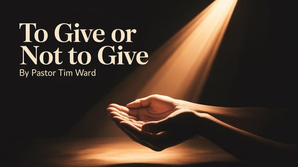 To Give or Not to Give